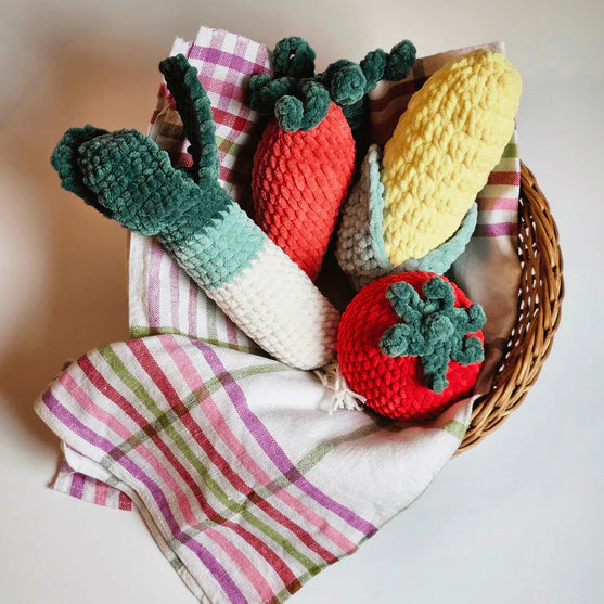 Combo 10-in-1 Tiny Veggies Crochet Pattern