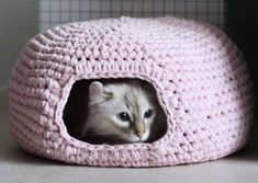Cat Bed Crochet Pattern