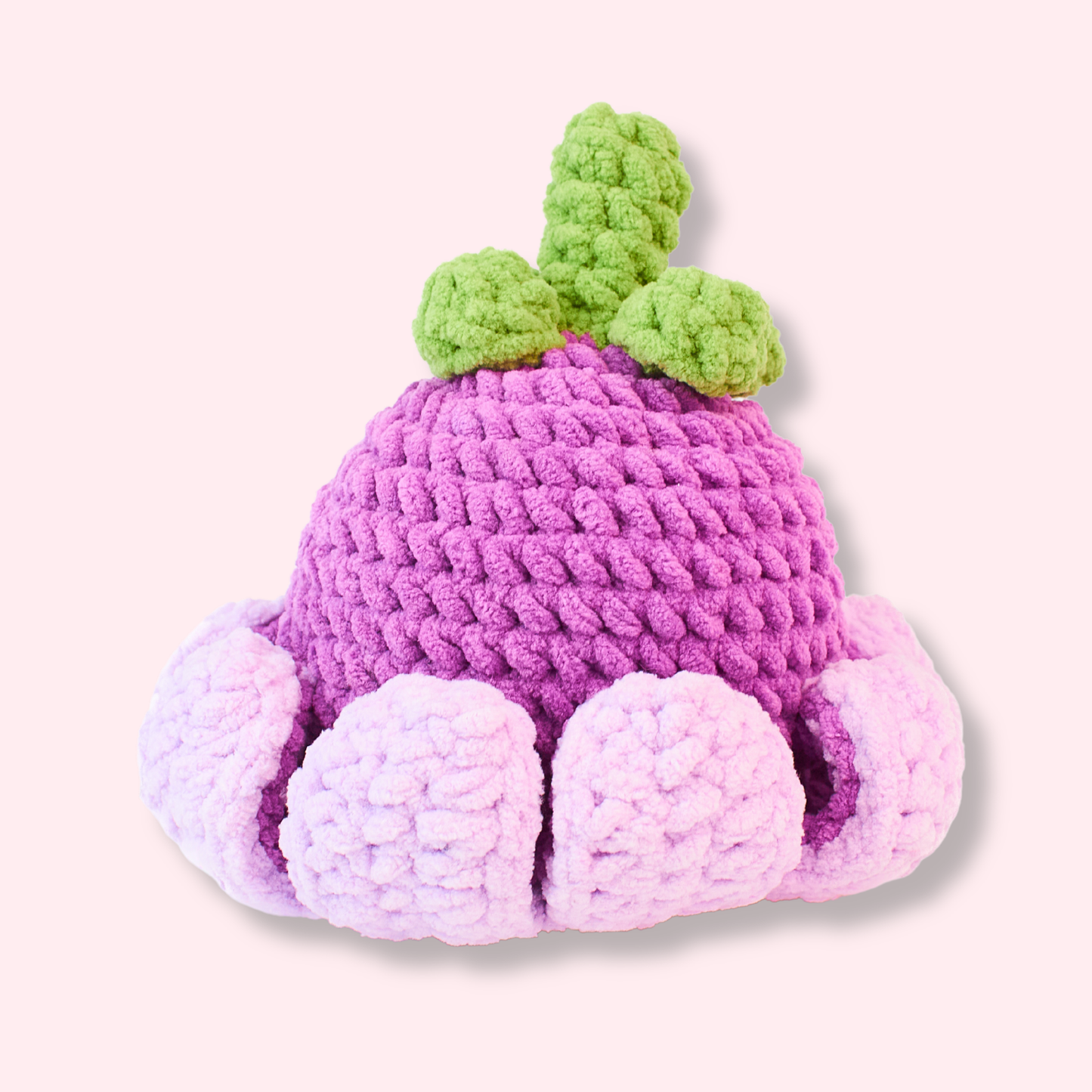 Eggplant Octopus Crochet Pattern