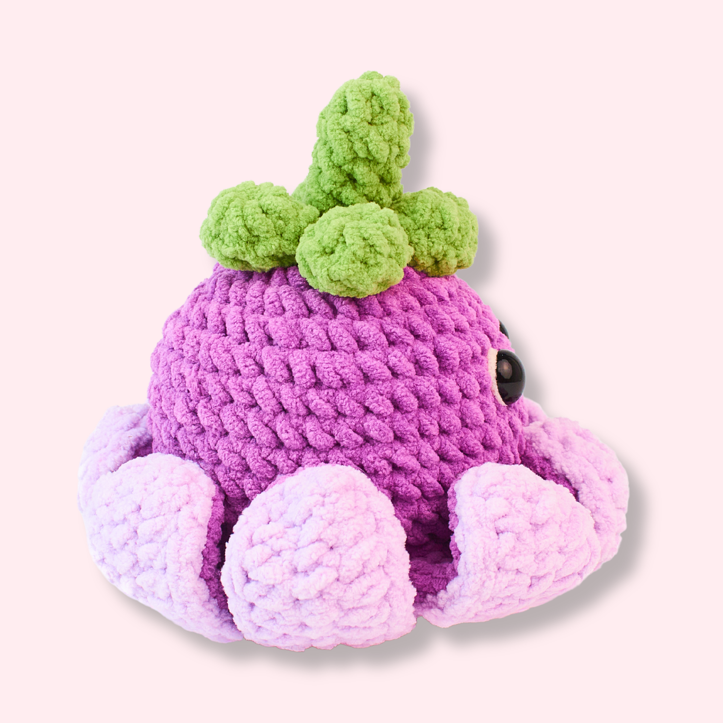 Eggplant Octopus Crochet Pattern