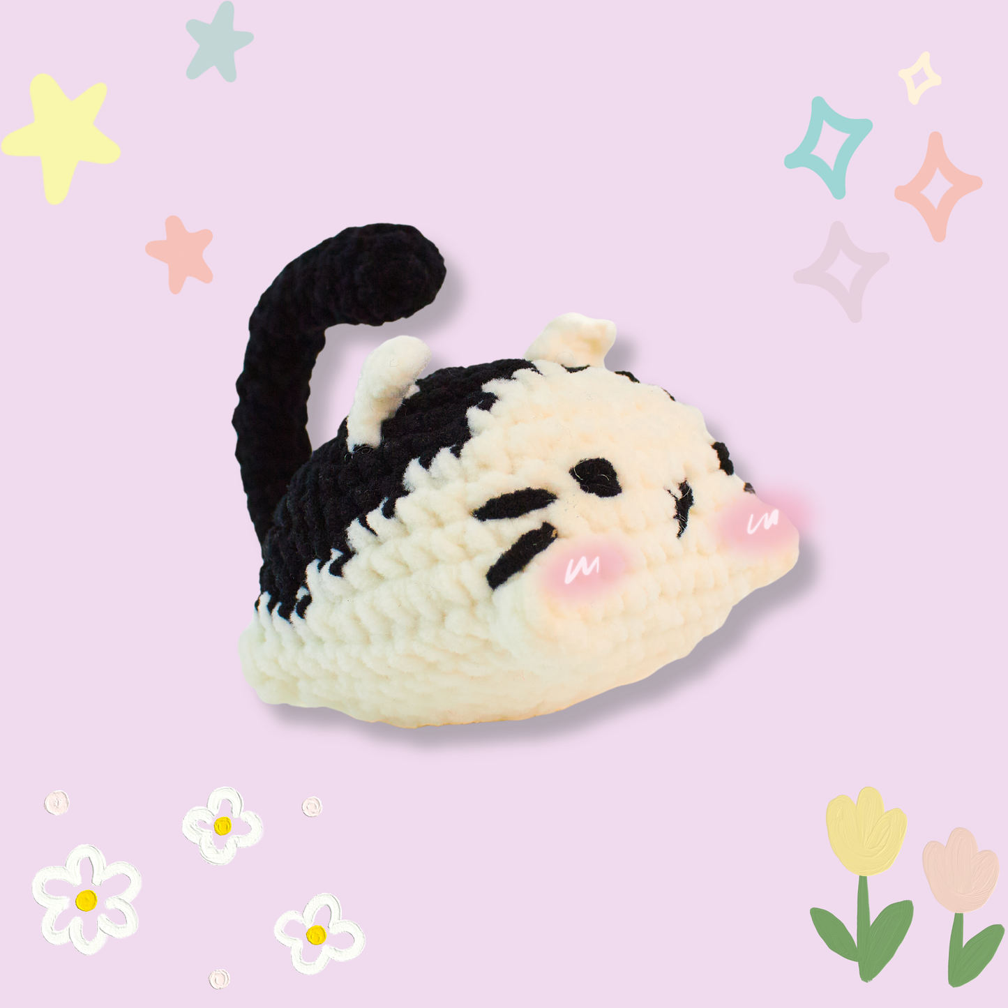 Loafy Kitty Trio Crochet Pattern