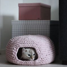 Cat Bed Crochet Pattern