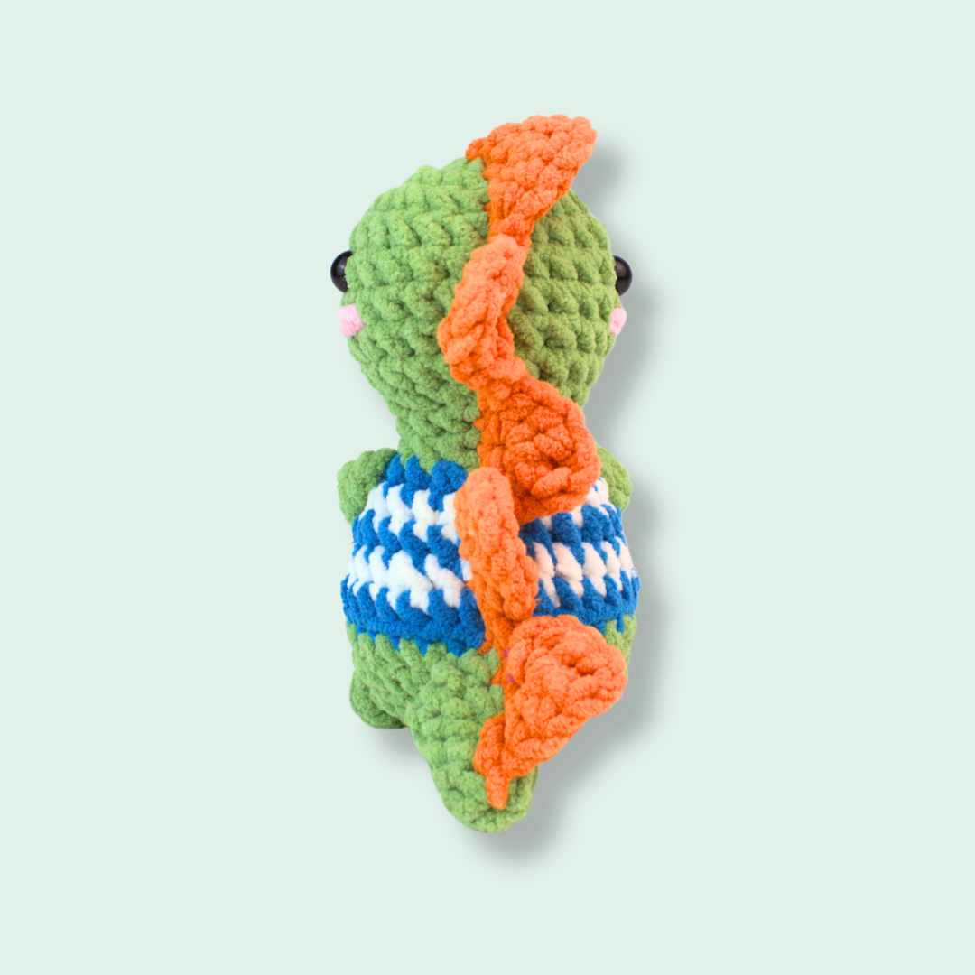 Dino's Secret Adventure Crochet Pattern