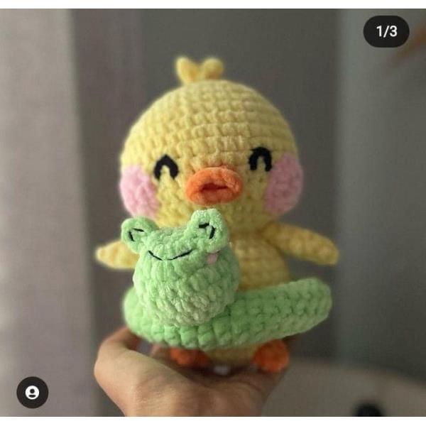 Dudu Duck Plushie Crochet Pattern