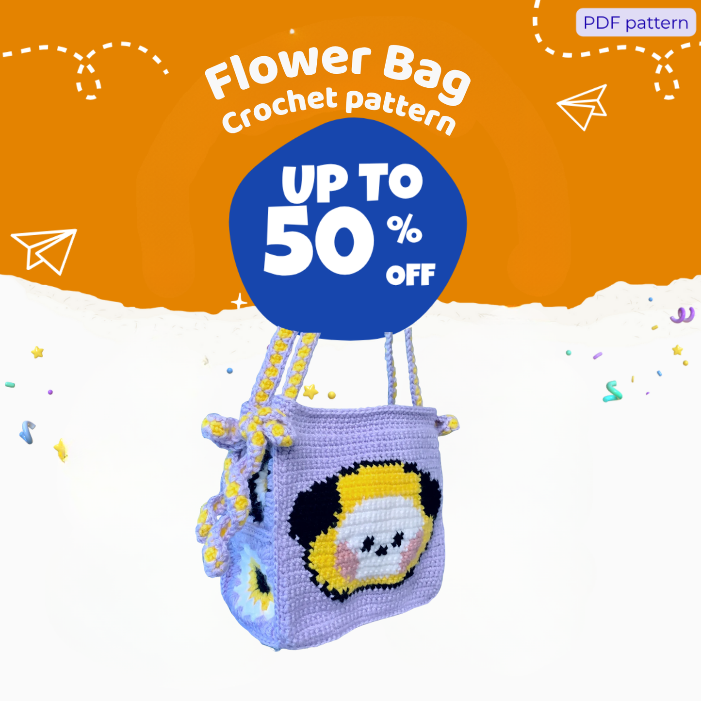 Flower Bag Crochet Pattern