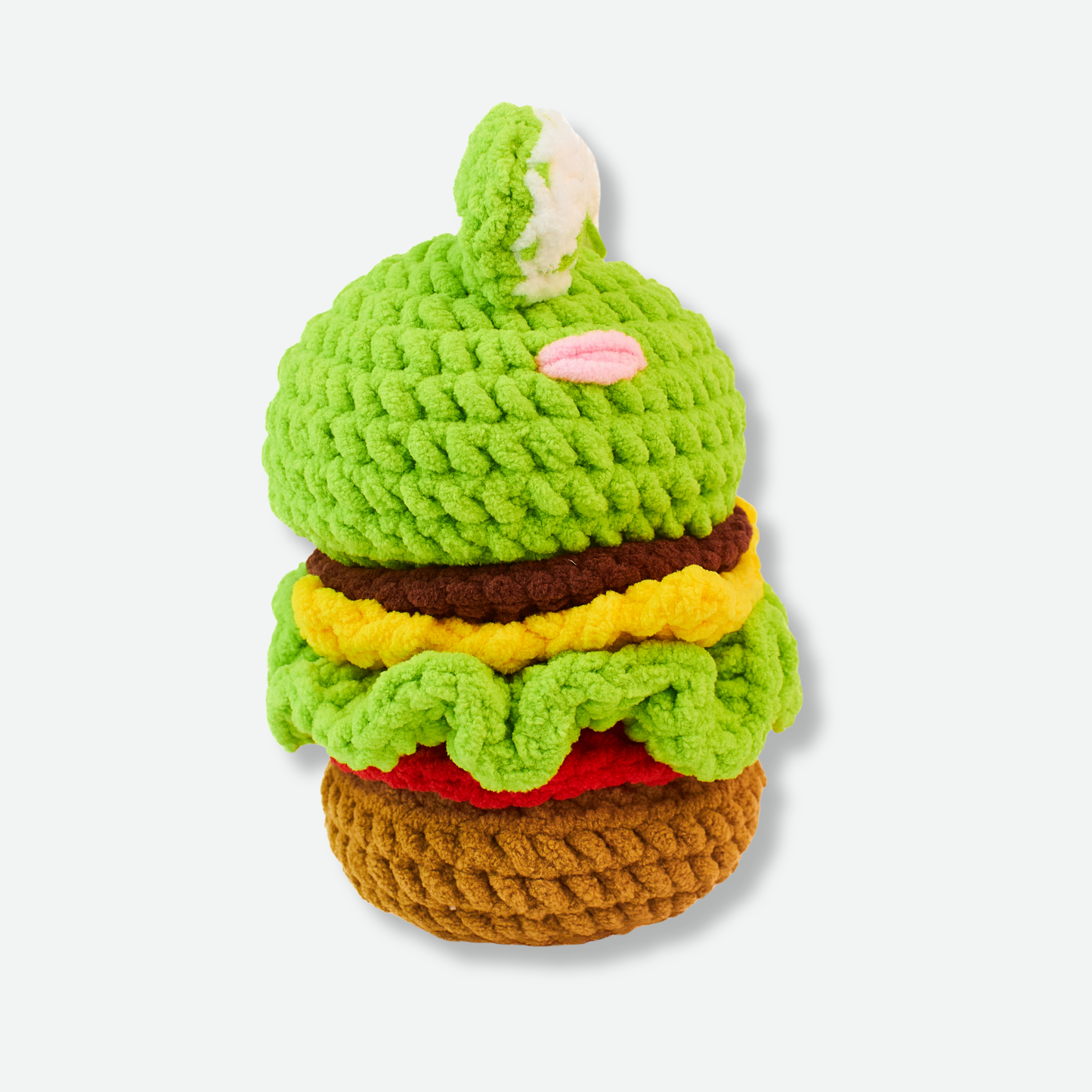 Cute Hamburger Frog Crochet Pattern