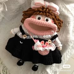 Big Mouth Girl Bag Crochet Pattern