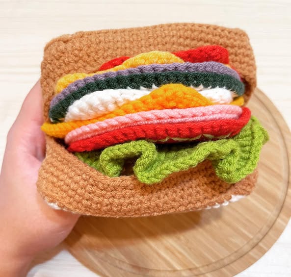 Sandwich Coaster Set Crochet Pattern
