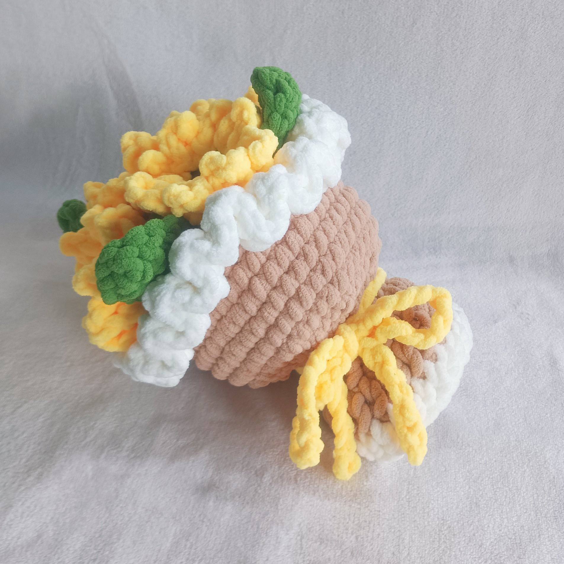 Sunflower Chunky Bouquet Crochet Pattern