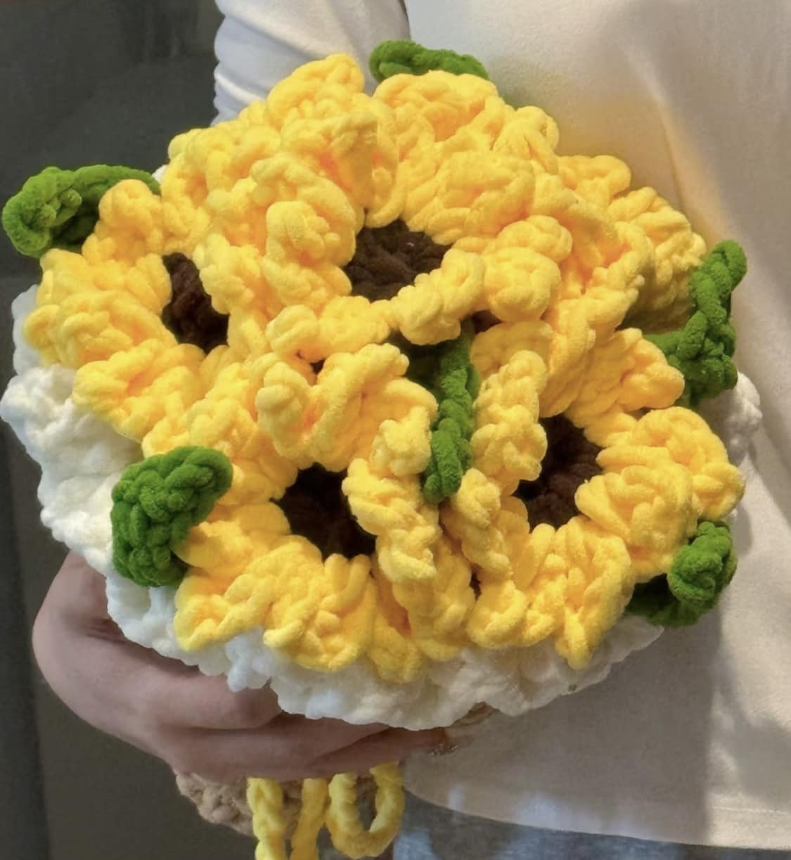 Sunflower Chunky Bouquet Crochet Pattern