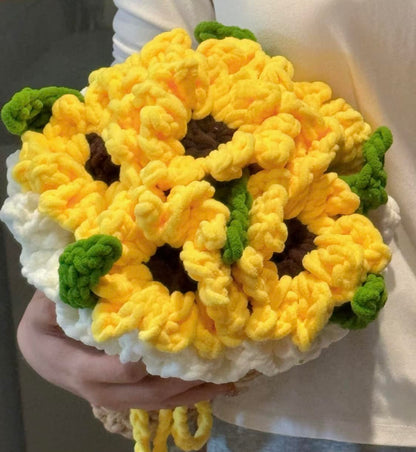 Sunflower Chunky Bouquet Crochet Pattern