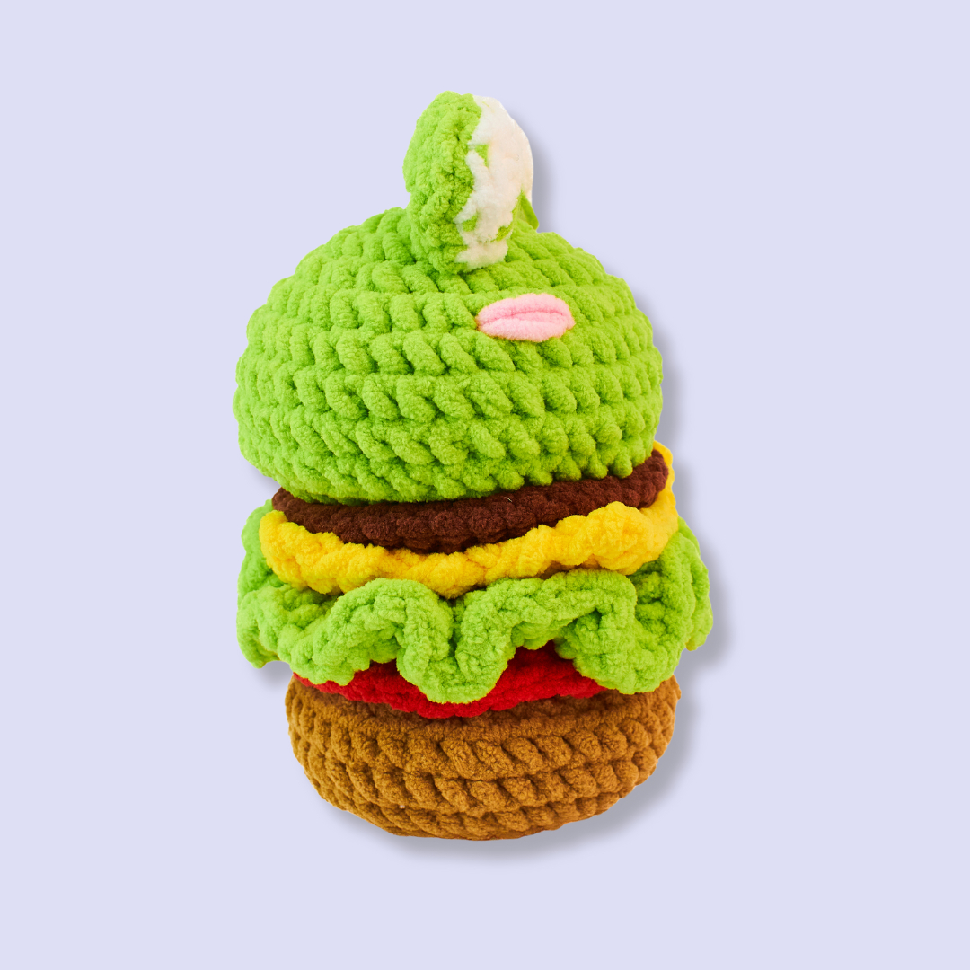 Cute Hamburger Frog