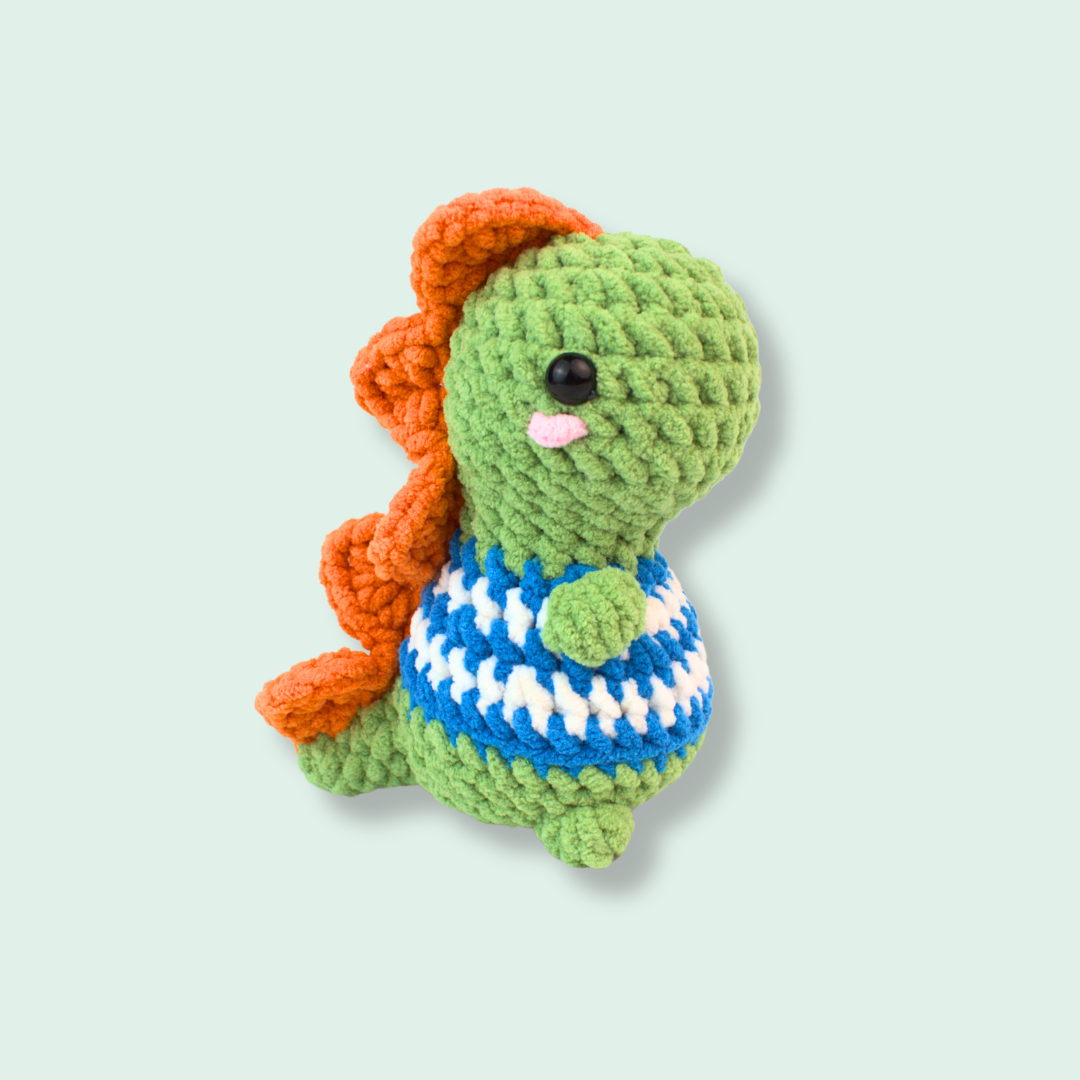 Dino's Secret Adventure Crochet Pattern