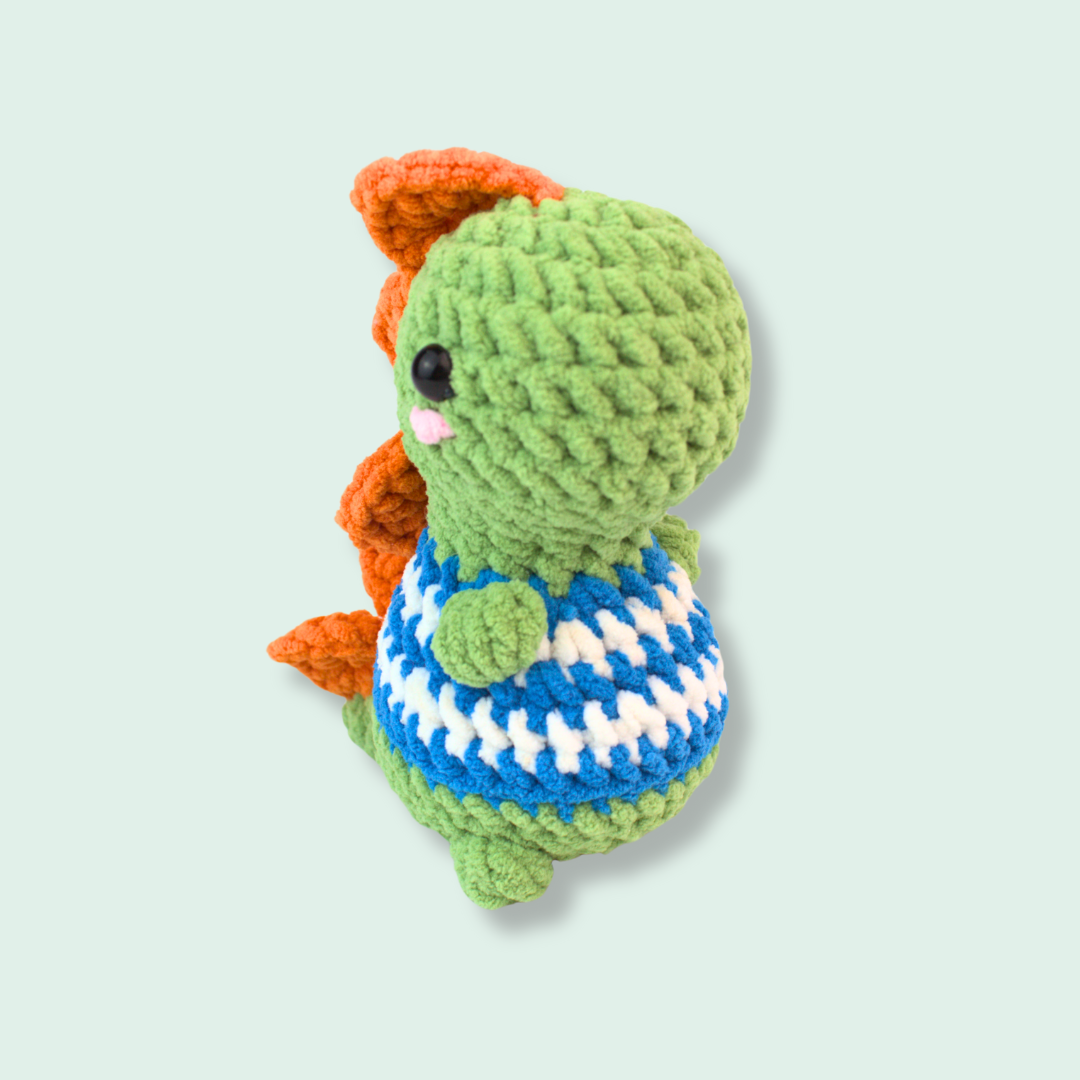 Dino's Secret Adventure Crochet Pattern
