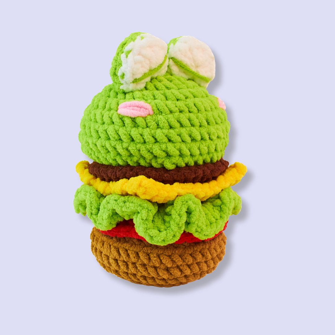 Cute Hamburger Frog