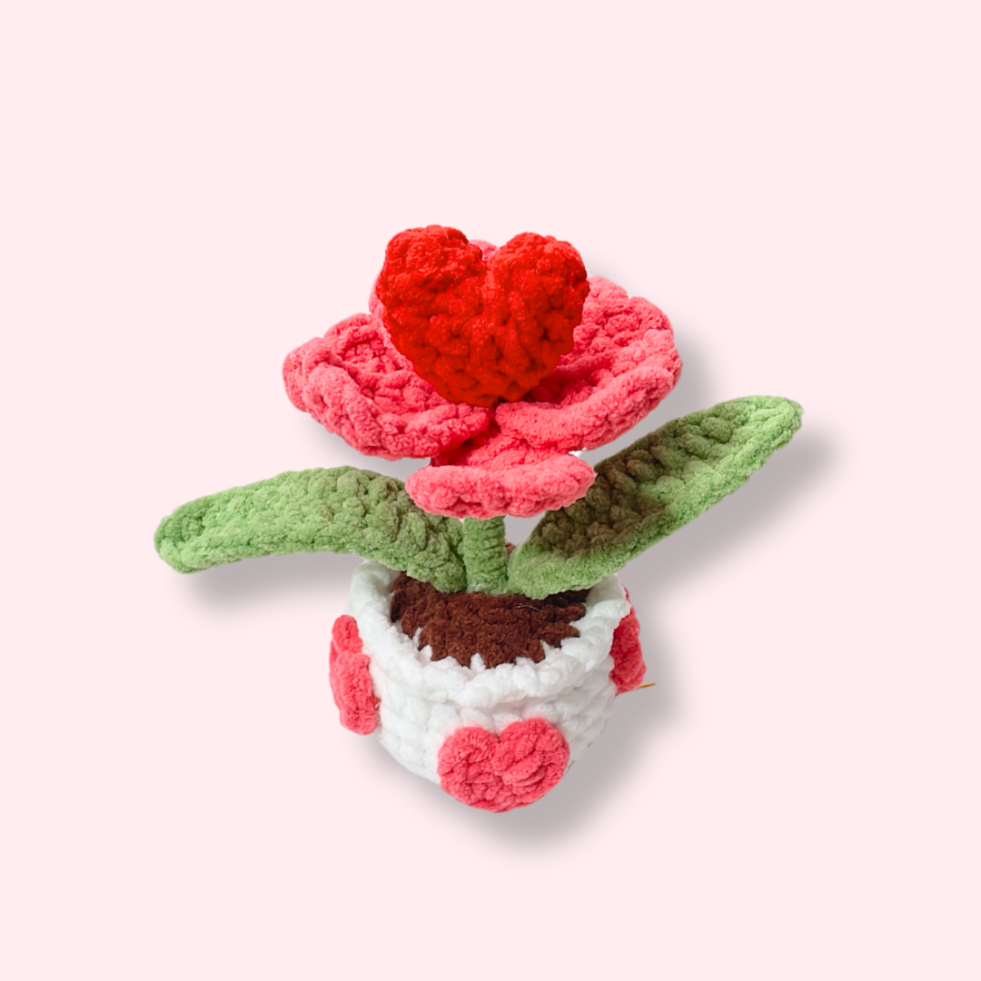 🌷 HeartBloom Tulip Crochet Pattern