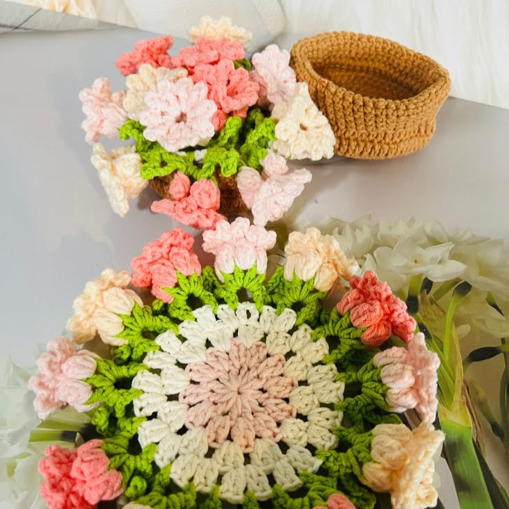 Lily Pad Coaster Crochet Pattern