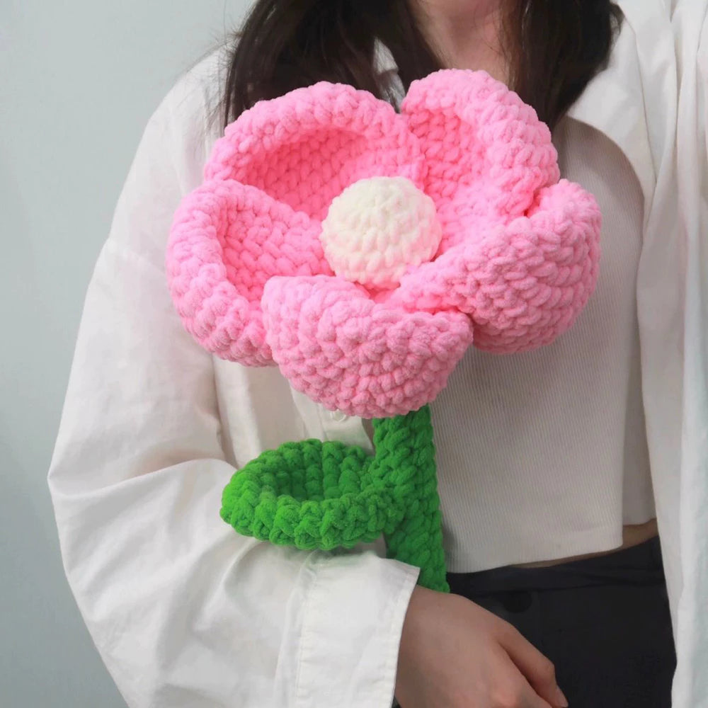 Giant Five-Petal Flower Crochet Pattern