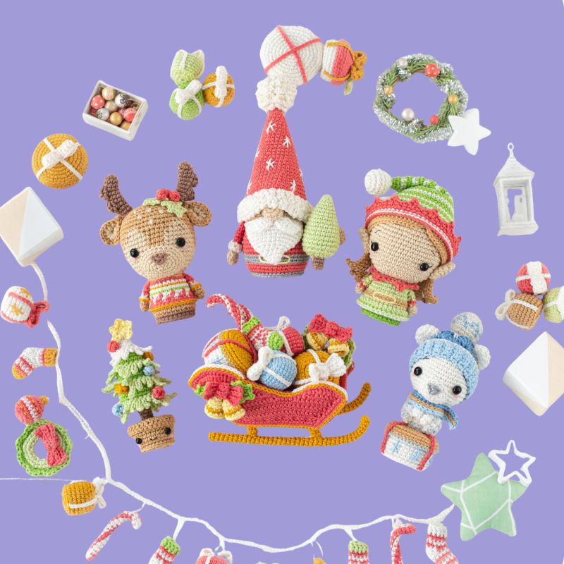 6 in 1 Christmas Crochet Pattern