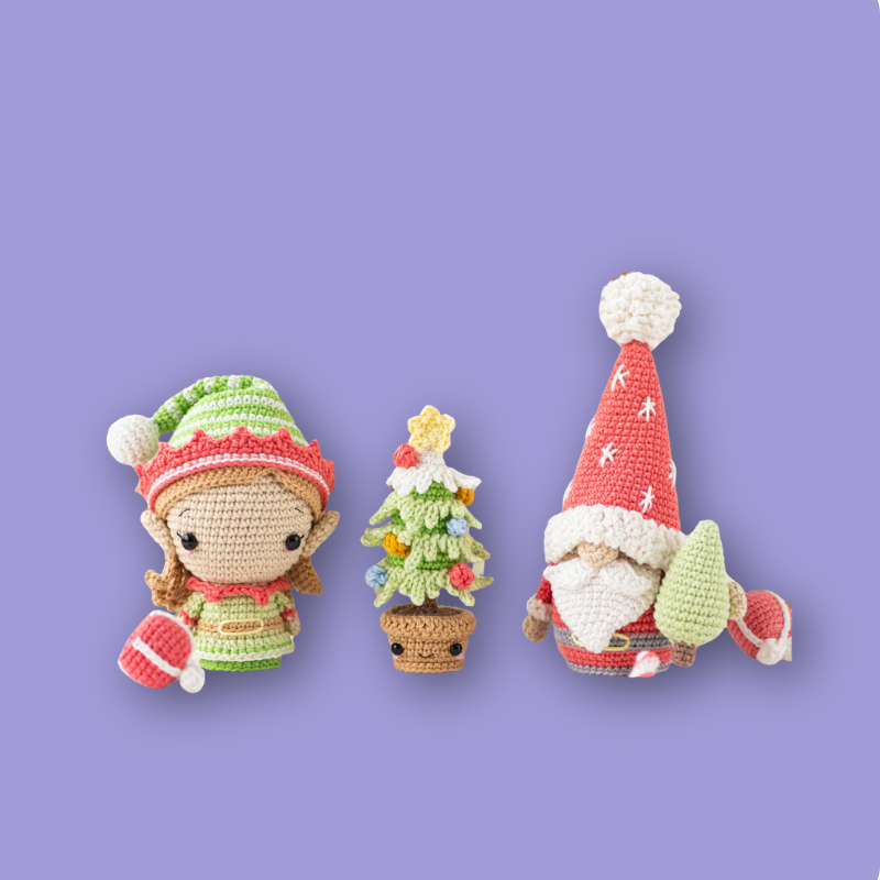 6 in 1 Christmas Crochet Pattern