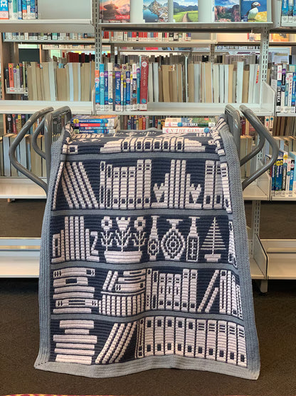 Mosaic Bookcase Crochet Pattern