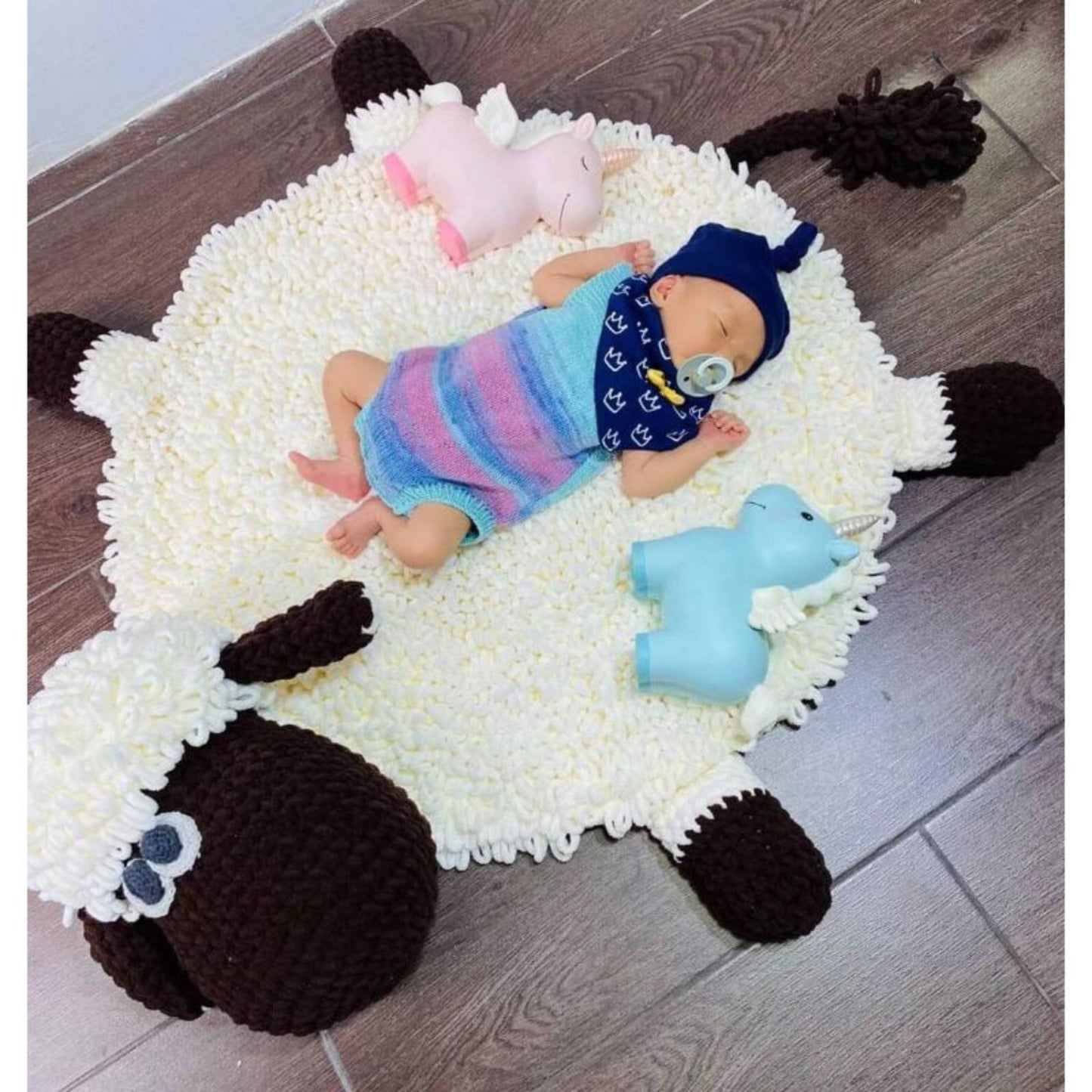 Rug Lamb Crochet Pattern