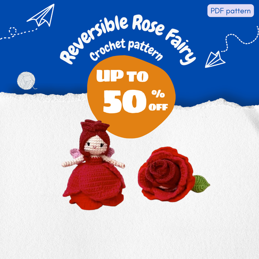 Reversible Rose Fairy Crochet Pattern