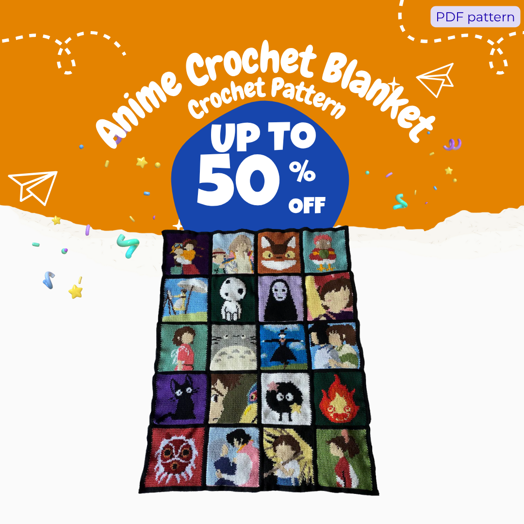 Anime Crochet Blanket Crochet Pattern