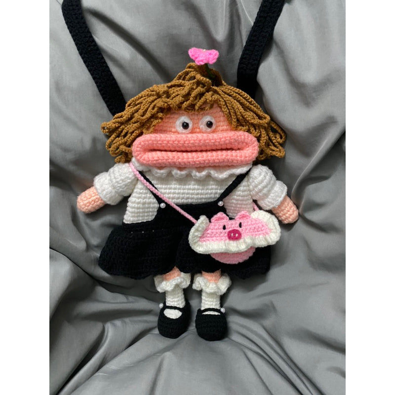 Big Mouth Girl Bag Crochet Pattern