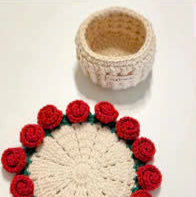 Rosie Coaster Crochet Pattern